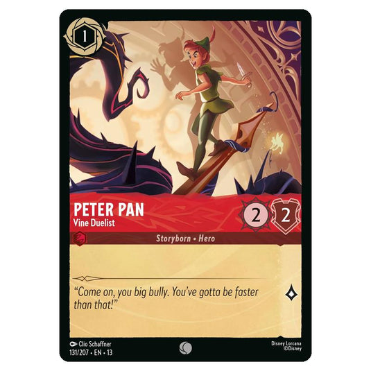 Lorcana - Attack of the Vine - Peter Pan - Vine Duelist (Common) - 131/207