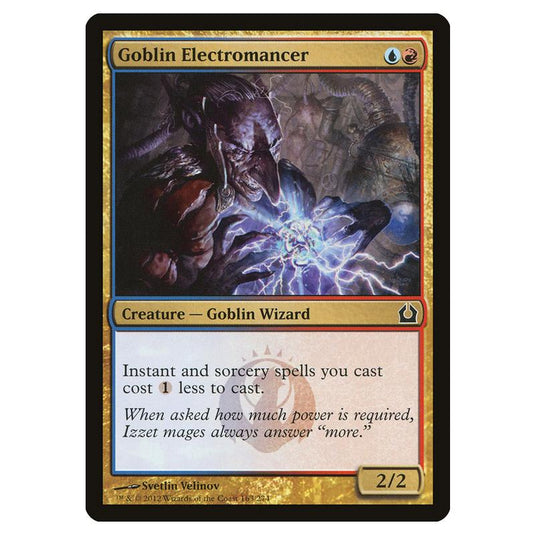 Magic The Gathering - Return To Ravnica - Goblin Electromancer - 163/274 (Foil)