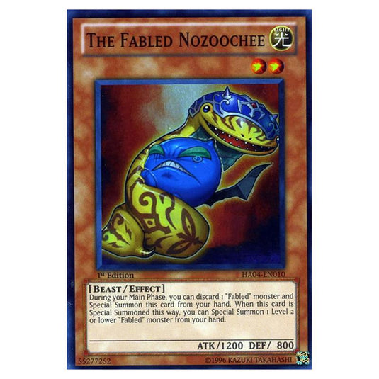 Yu-Gi-Oh! - Hidden Arsenal 4 - Trishula's Triumph - The Fabled Nozoochee (Super Rare) HA04-EN010