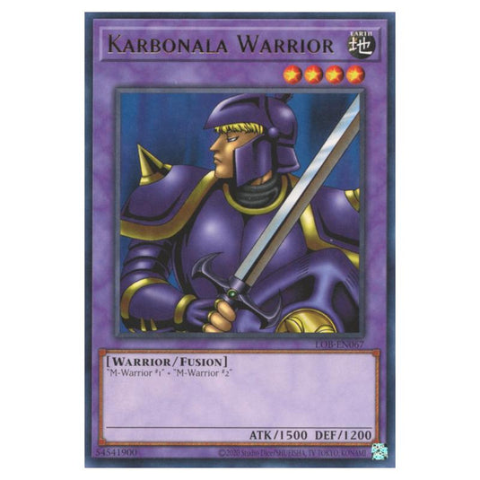 Yu-Gi-Oh! - Legend of Blue Eyes White Dragon (25th Anniversary Edition) - Karbonala Warrior (Rare) - LOB25-EN067