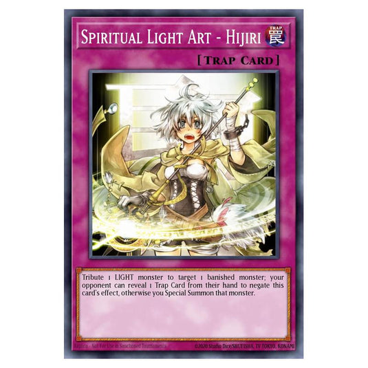 Yu-Gi-Oh! - Galactic Overlord - Spiritual Light Art - Hijiri (Super Rare) GAOV-EN077