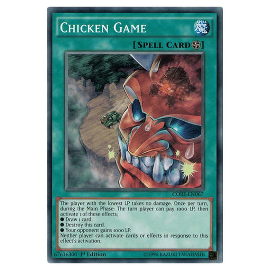 Yu-Gi-Oh! - Clash of Rebellions - Chicken Game (Short Print) CORE-EN067