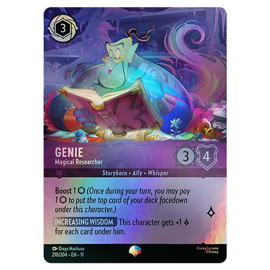 Lorcana - Winterspell - Genie - Magical Researcher (Epic) - 210/204