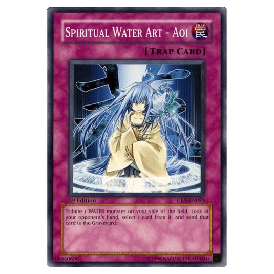 Yu-Gi-Oh! - Cybernetic Revolution - Spiritual Water Art - Aoi (Common) CRV-EN051
