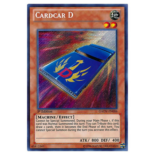 Yu-Gi-Oh! - Galactic Overlord - Cardcar D (Secret Rare) GAOV-EN006