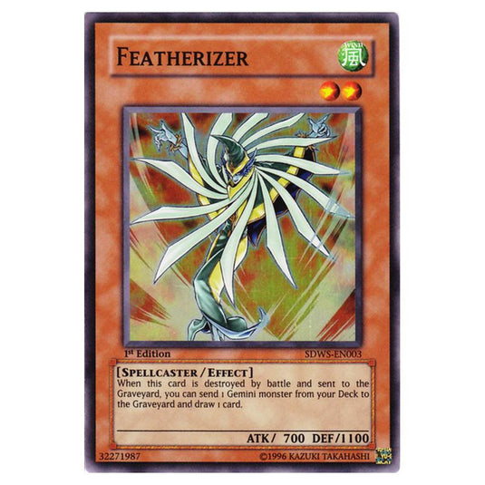 Yu-Gi-Oh! - Warriors' Strike Structure Deck - Featherizer (Super Rare) SDWS-EN003