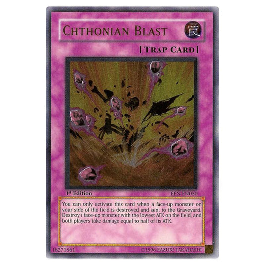Yu-Gi-Oh! - Elemental Energy - Chthonian Blast (Ultimate Rare) EEN-EN050