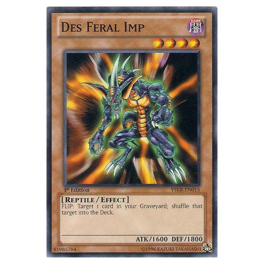 Yu-Gi-Oh! - Starter Deck - Kaiba Reloaded - Des Feral Imp (Common) YSKR-EN015