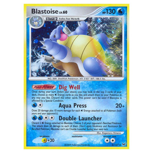 Pokemon - Platinum - Blastoise Lv.60 - 2