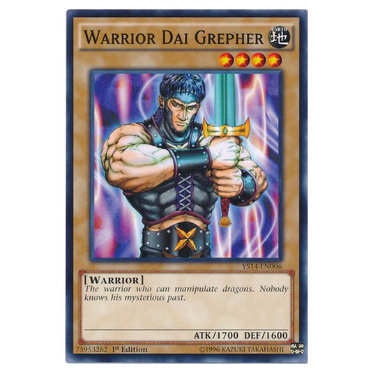 Yu-Gi-Oh! - Super Starter - Space-Time Showdown - Warrior Dai Grepher (Common) YS14-EN006