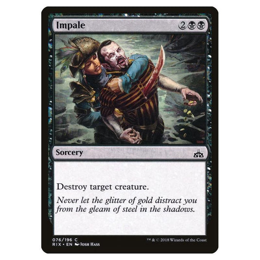 Magic The Gathering - Rivals Of Ixalan - Impale - 76/196
