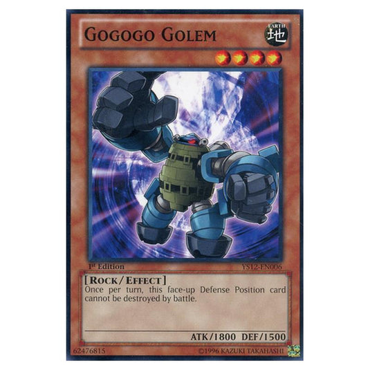 Yu-Gi-Oh! - Starter Deck - Xyz Symphony - Gogogo Golem (Common) YS12-EN006