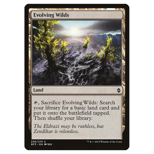 Magic The Gathering - Battle For Zendikar - Evolving Wilds - 236/274 (Foil)
