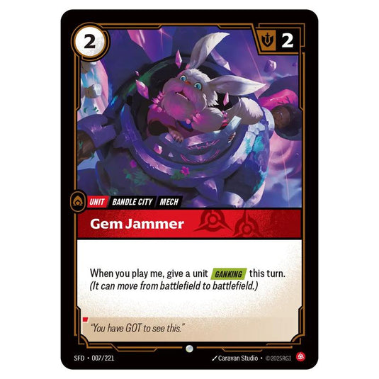 Riftbound: League of Legends TCG - Spiritforged - Gem Jammer - 007/221