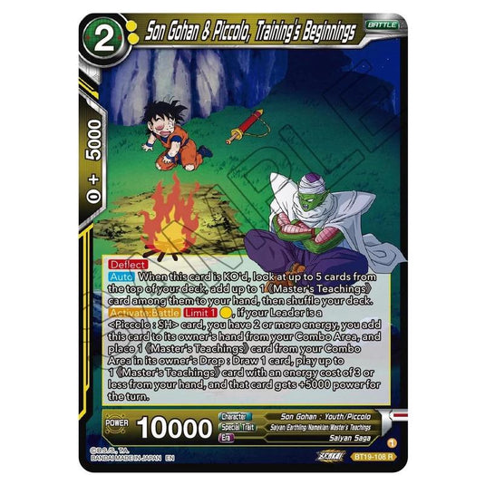 Dragon Ball Super - Fighter's Ambition - Son Gohan & Piccolo, Training's Beginnings - BT19-108