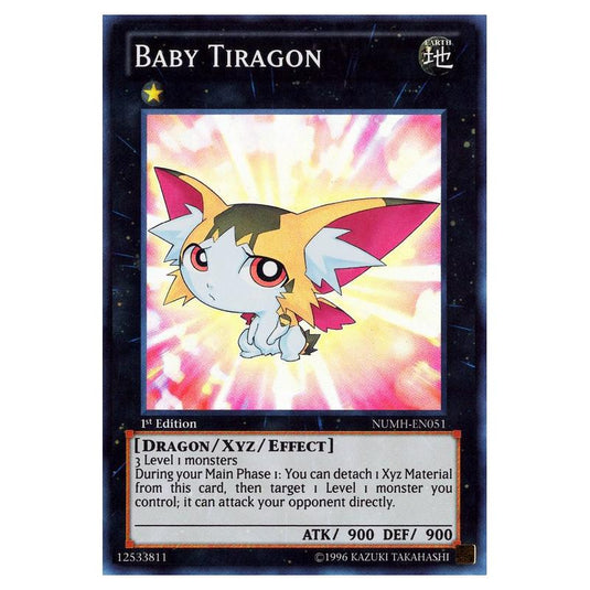 Yu-Gi-Oh! - Number Hunters - Baby Tiragon (Super Rare) NUMH-EN051