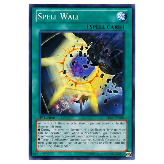 Yu-Gi-Oh! - Cosmo Blazer - Spell Wall (Common) CBLZ-EN088