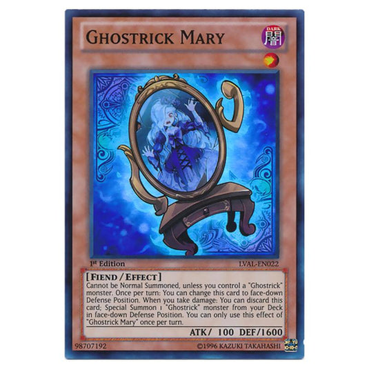 Yu-Gi-Oh! - Legacy of the Valiant - Ghostrick Mary (Super Rare) LVAL-EN022