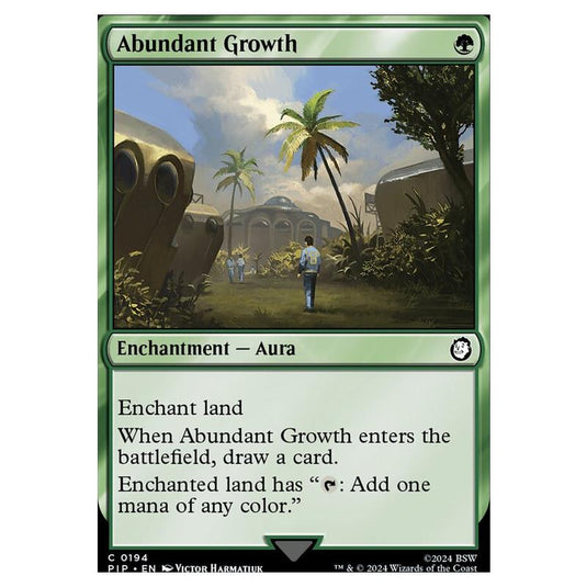 Magic The Gathering - Universes Beyond - Fallout - Abundant Growth - 0194