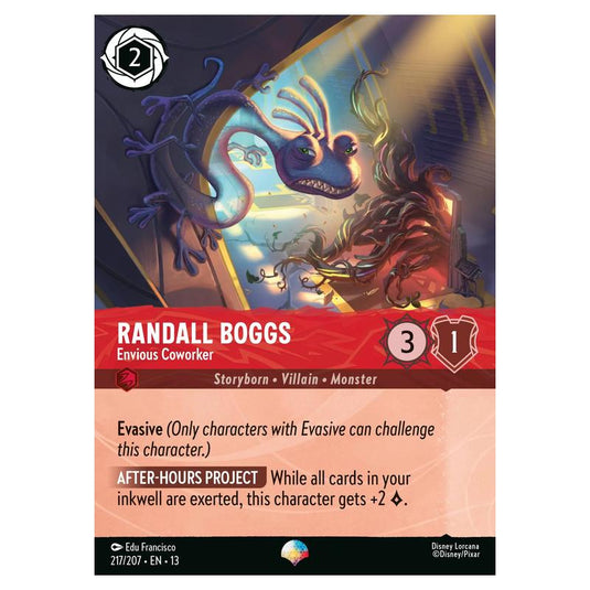 Lorcana - Attack of the Vine! - Randall Boggs - Envious Coworker (Epic) - 217/207