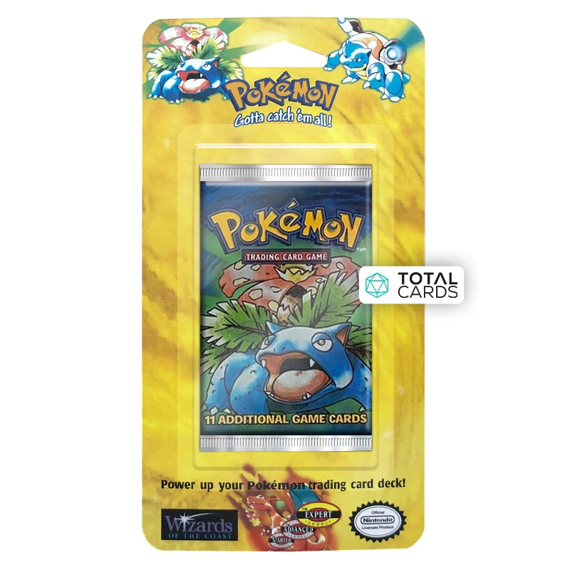 Pokemon - WOTC - Base Set - Blister Booster Pack - Unlimited (Unweighe Pokemon - WOTC - Base Set - Blister Booster Pack - Unlimited (Unweighe