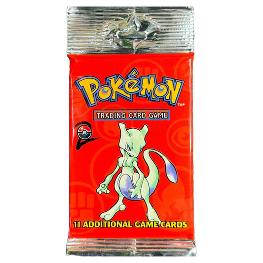 Pokemon - Base Set 2 - Booster Pack Mewtwo Artwork Long Crimp