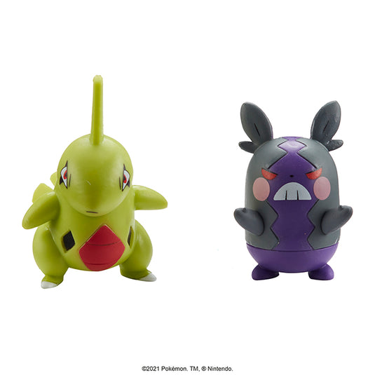 Pokemon - Battle Mini Figure - Larvitar & Morpeko