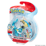 Pokemon - Battle Mini Figures 3 Pack - Vaporeon, Mimikyu & Gible