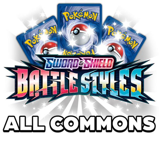 Pokemon - Sword & Shield - Battle Styles - All Commons