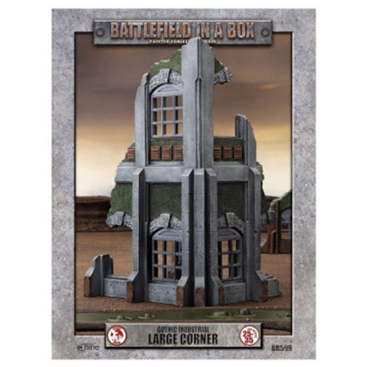 Battlefield in a Box - Gothic Industrial Ruins - Large Corner