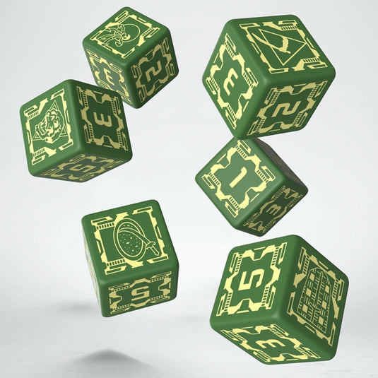 Battletech House Liao D6 Dice set