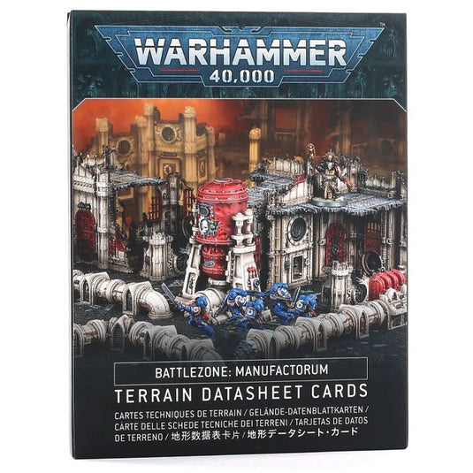 Warhammer 40,000 - Battlezone: Manufactorum - Terrain Datasheet Cards