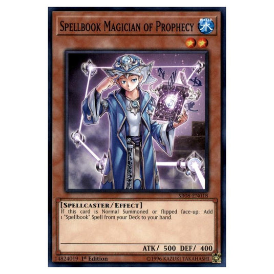 Yu-Gi-Oh! - Structure Deck - Order of the Spellcasters - Spellbook Magician of Prophecy (Common) SR08-EN018