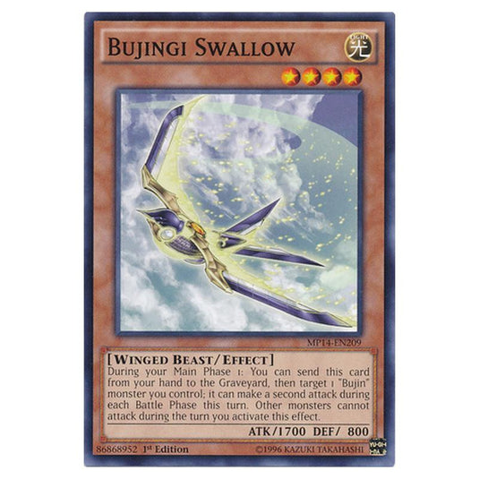 Yu-Gi-Oh! - 2014 Mega-Tin Mega Pack - Bujingi Swallow (Common) MP14-EN209