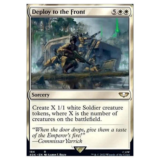 Magic The Gathering - Universes Beyond - Warhammer 40k - Deploy to the Front - 184/168
