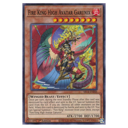 Yu-Gi-Oh! - Structure Deck - Fire Kings - Fire King High Avatar Garunix (Common) SR14-EN046