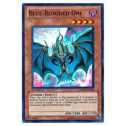 Yu-Gi-Oh! - Generation Force - Blue-Blooded Oni (Super Rare) GENF-EN034
