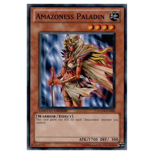 Yu-Gi-Oh! - Gold Series 3 - Amazoness Paladin (Common) GLD3-EN004