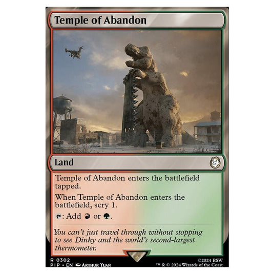 Magic The Gathering - Universes Beyond - Fallout - Temple of Abandon - 0302
