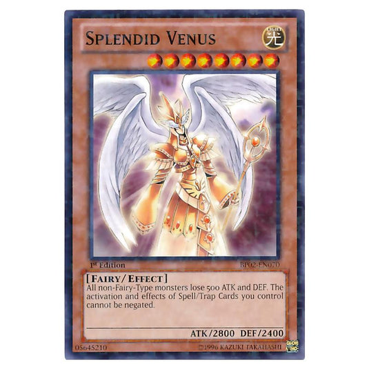 Yu-Gi-Oh! - Battle Pack 2 - War of the Giants - Splendid Venus (Mosaic Rare) BP02-EN070