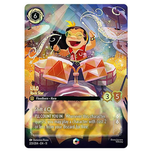 Lorcana - Winterspell - Lilo - Rock Star (Enchanted) - 223/204