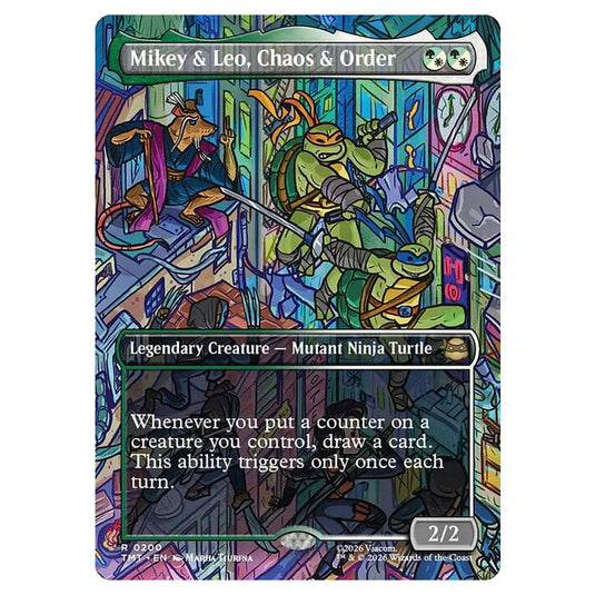 Magic The Gathering - Teenage Mutant Ninja Turtles - Mikey & Leo, Chaos & Order - 0200