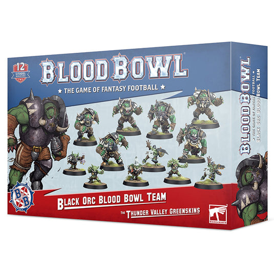 Blood bowl - Black Orc Team - The Thunder Valley Greenskins