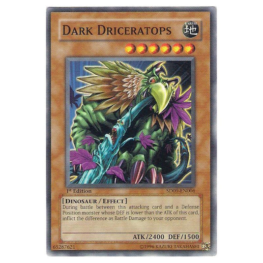 Yu-Gi-Oh! - Structure Deck - Dinosaur's Rage - Dark Driceratops (Common) SD09-EN006