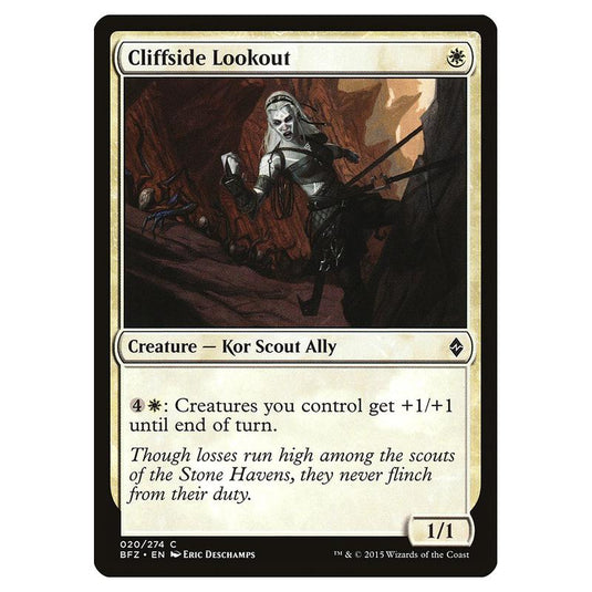 Magic The Gathering - Battle For Zendikar - Cliffside Lookout - 20/274 (Foil)