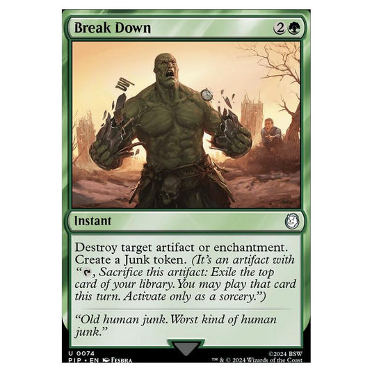 Magic The Gathering - Universes Beyond - Fallout - Break Down - 0074