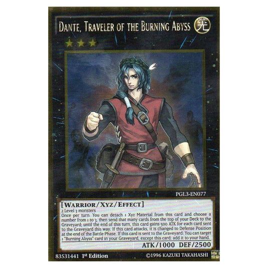 Yu-Gi-Oh! - Premium Gold - Infinite Gold - Dante, Traveler of the Burning Abyss (Gold Rare) PGL3-EN077