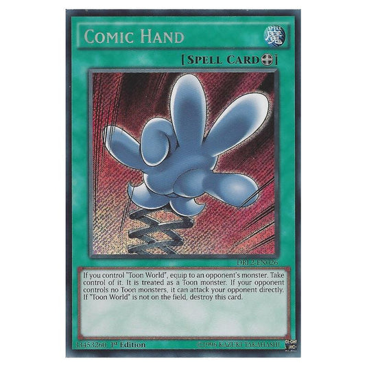 Yu-Gi-Oh! - Dragons of Legend 2 - Comic Hand (Secret Rare) DRL2-EN026