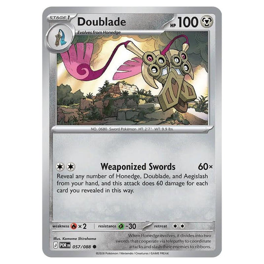 Pokemon - Mega Evolution - Perfect Order - Doublade - 057/088