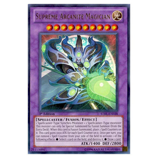 Yu-Gi-Oh! - Starstrike Blast - Supreme Arcanite Magician (Ultra Rare) - STBL-EN038
